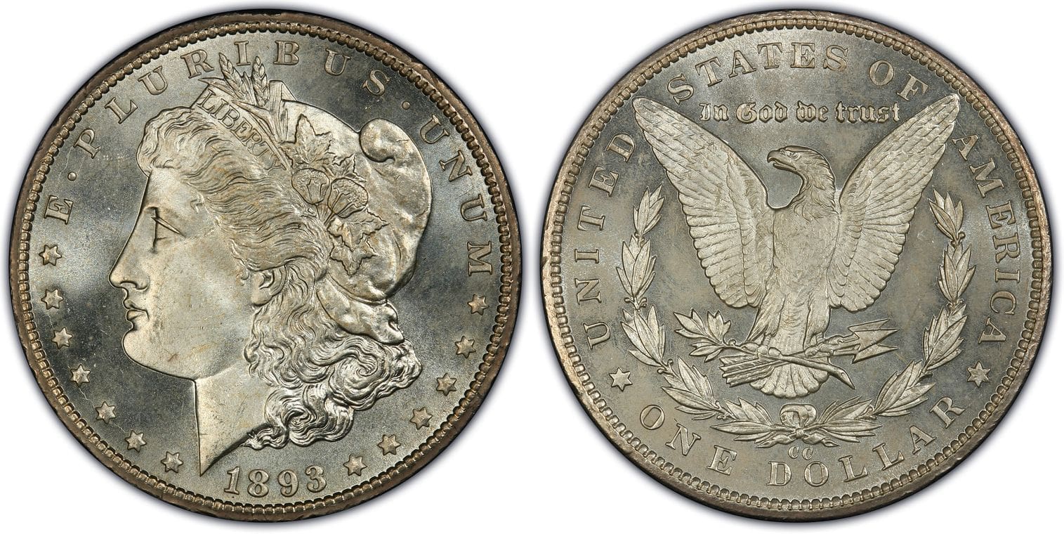 1893-CC Morgan Dollar