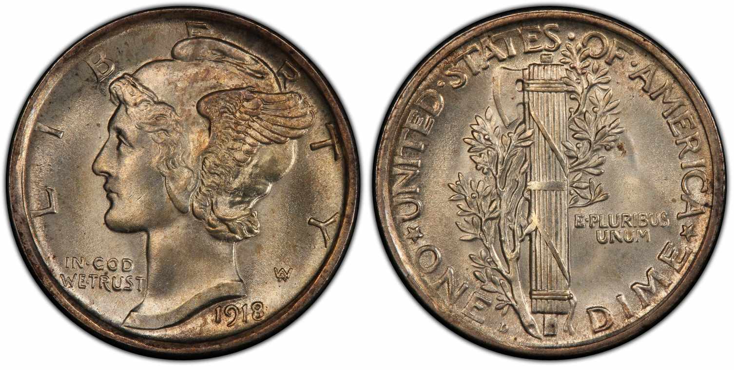 1918-D Mercury Dime