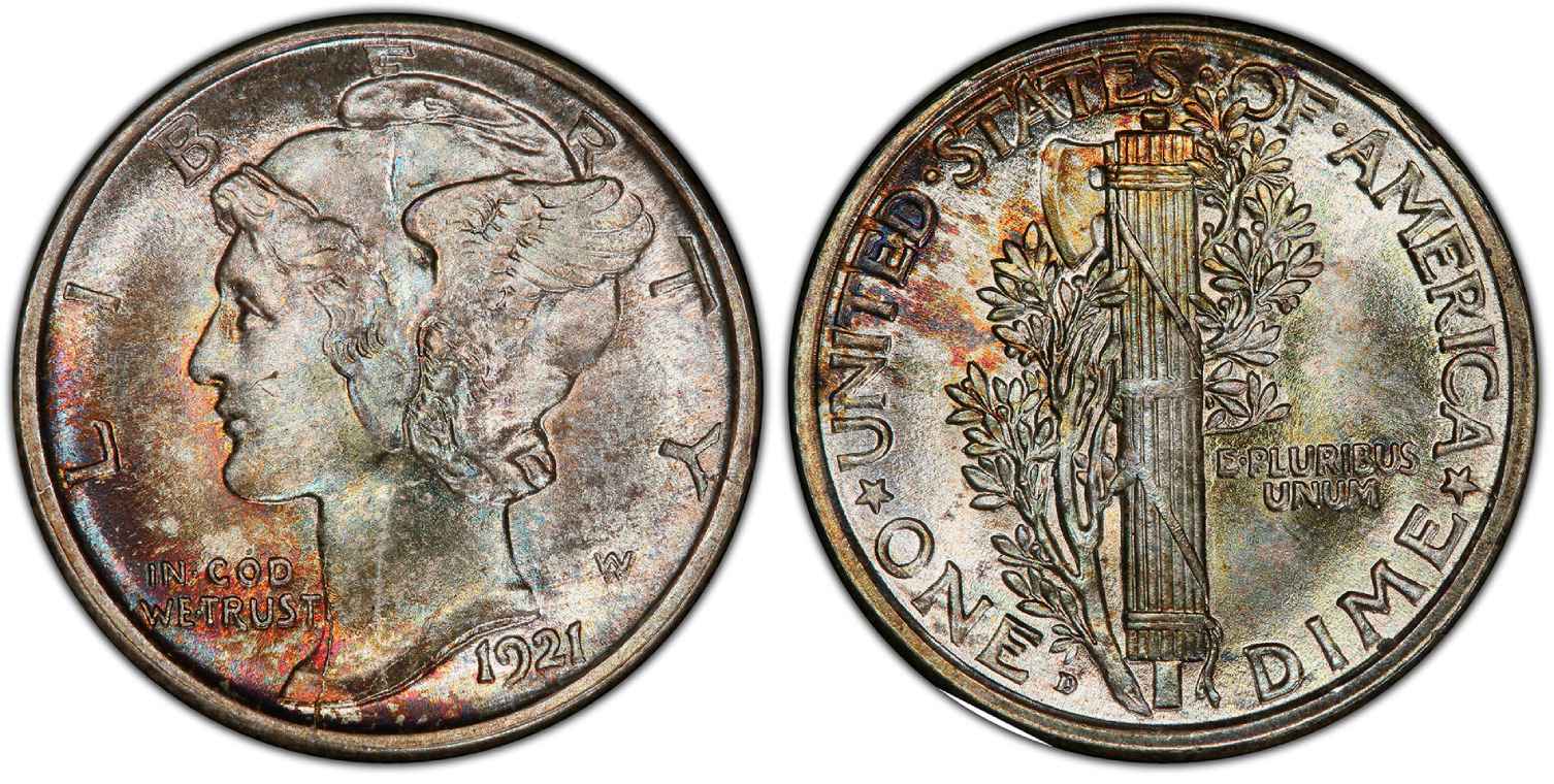 1921-D Mercury Dime