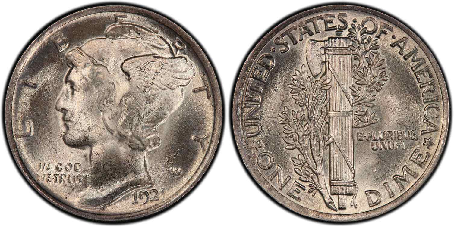 1921 Mercury Dime