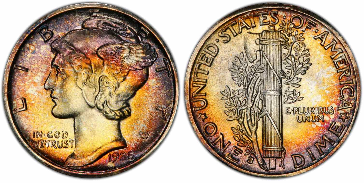 1935-S Mercury Dime