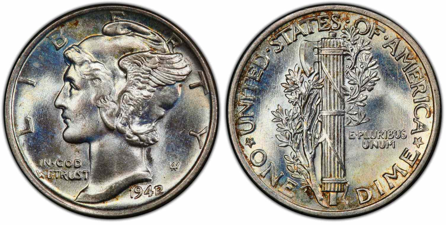 1942/1 Mercury Dime Overdate