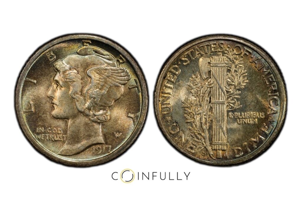 10 Most Valuable Mercury Dimes: Value Guide for Collectors 12 Most Valuable Mercury Dimes - 1917-D - Coinfully