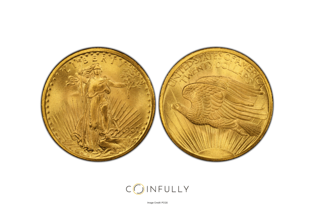 How to Sell St. Gaudens Double Eagle Gold Coins: Key Steps - St Gaudens Double Eagles ready to be sold to Coinfully