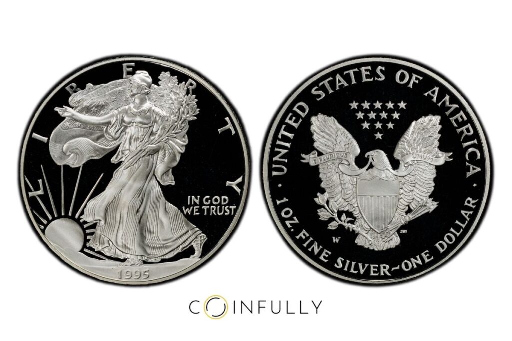 1995-W American Silver Eagle - Proof - Coinfully