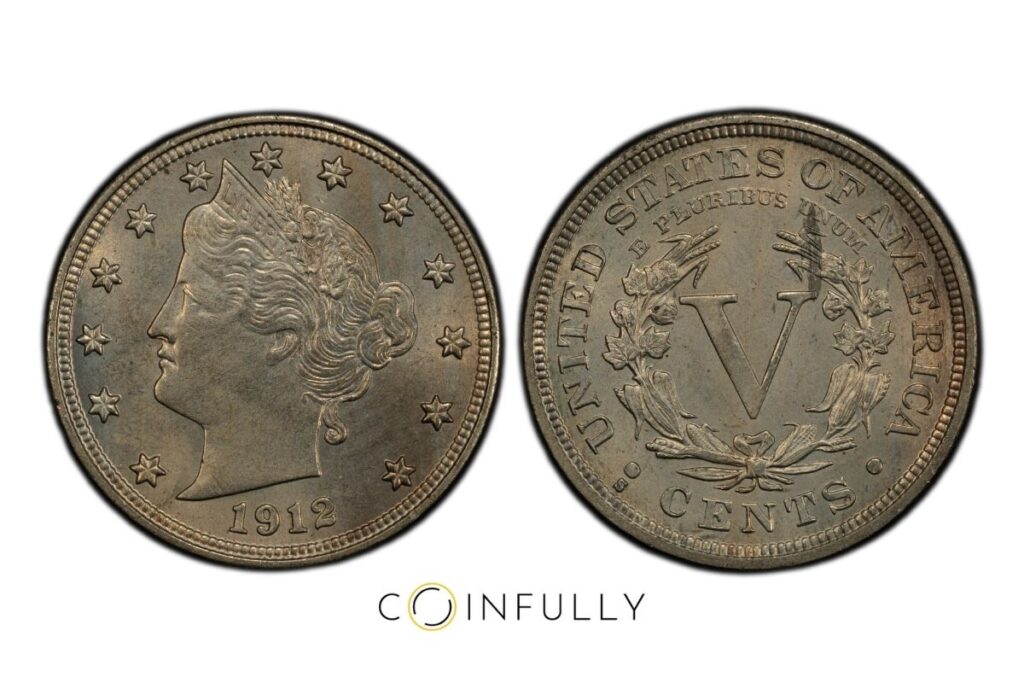 1912-S Liberty Head Nickel - Coinfully