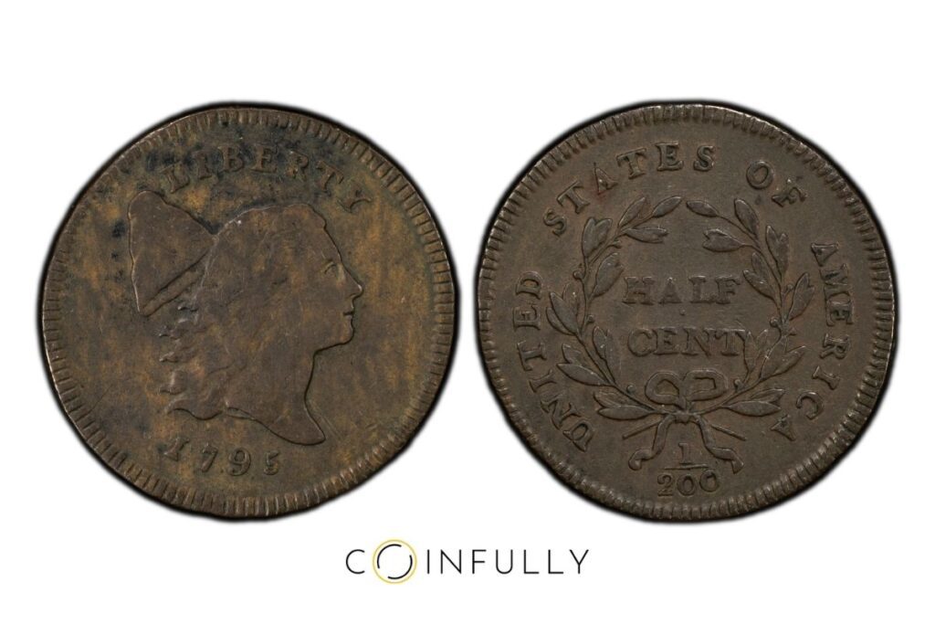 1795 Half Cent - Coinfully