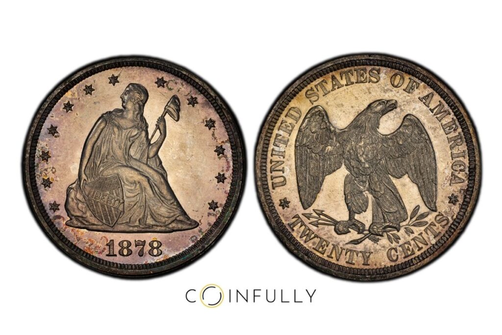 1828 Twenty-Cent Piece - Coinfully
