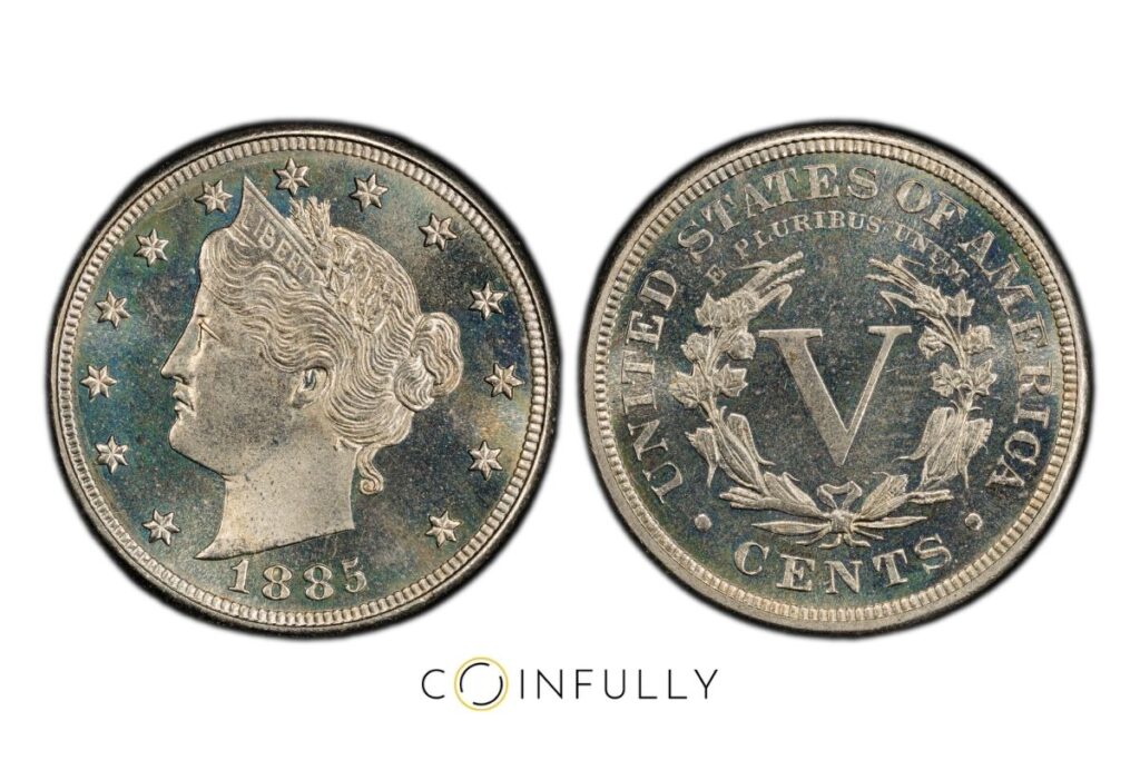 1885 Liberty Head Nickel - Proof Cameo - Coinfully