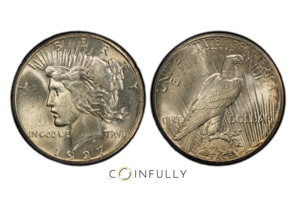 1927 Peace Dollar - Coinfully