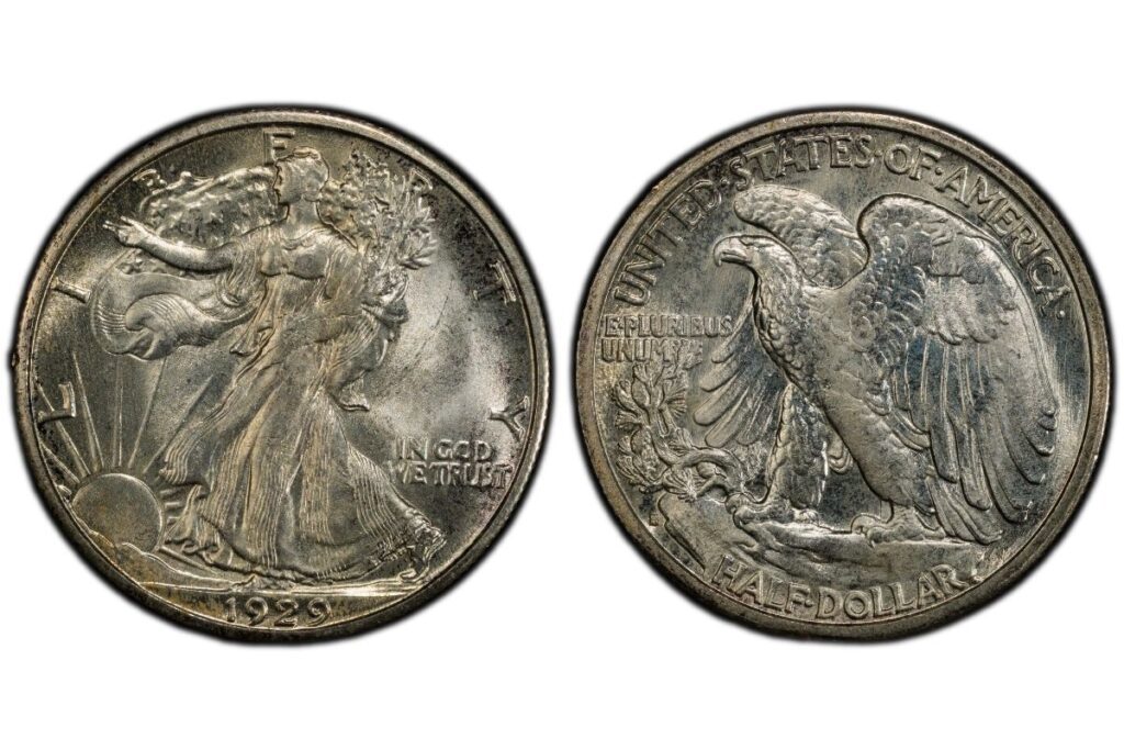 1929 Walking Liberty Half Dollar - Coinfully