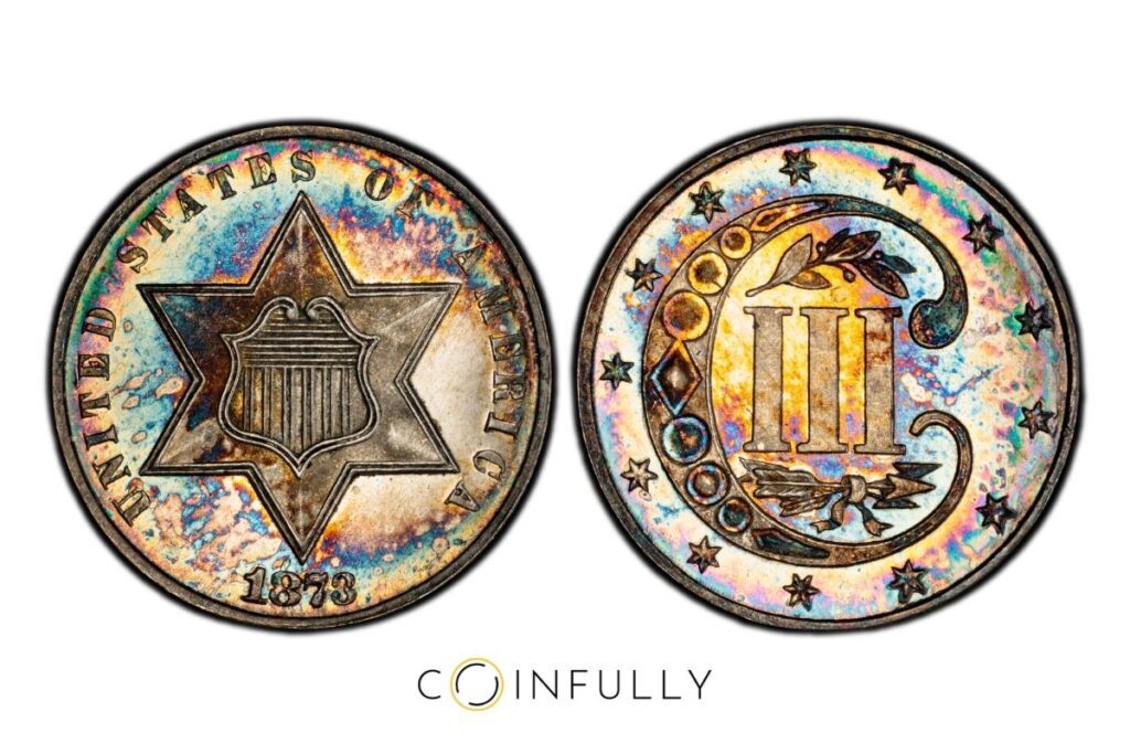 Rare Coin Appraisal: How To Find the True Value of Rare Coins 1 1873 Three Cent Silver Proof Cameo Coin - Coinfully