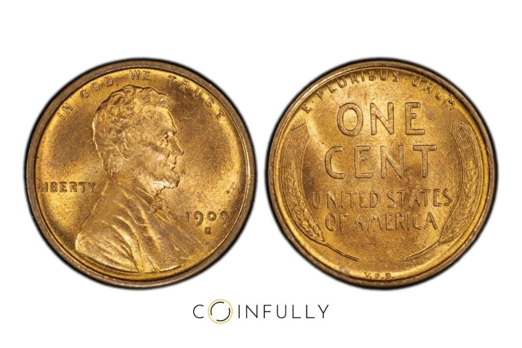 1909-S VBD Lincoln Penny - Coinfully