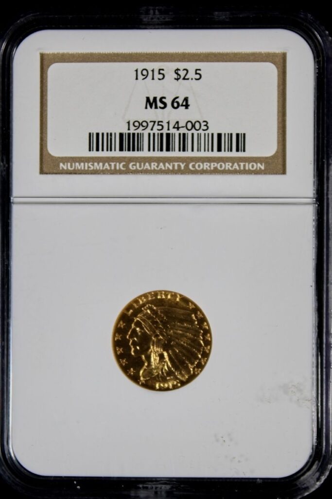 1915 $10 Indian Head Gold Coin - Coinfully