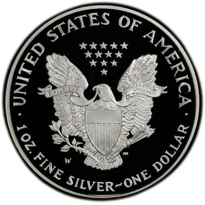 Silver Coin Appraisal: How To Get Your Silver Coins Appraised 2 1995-W American Silver Eagle - Reverse - Coinfully